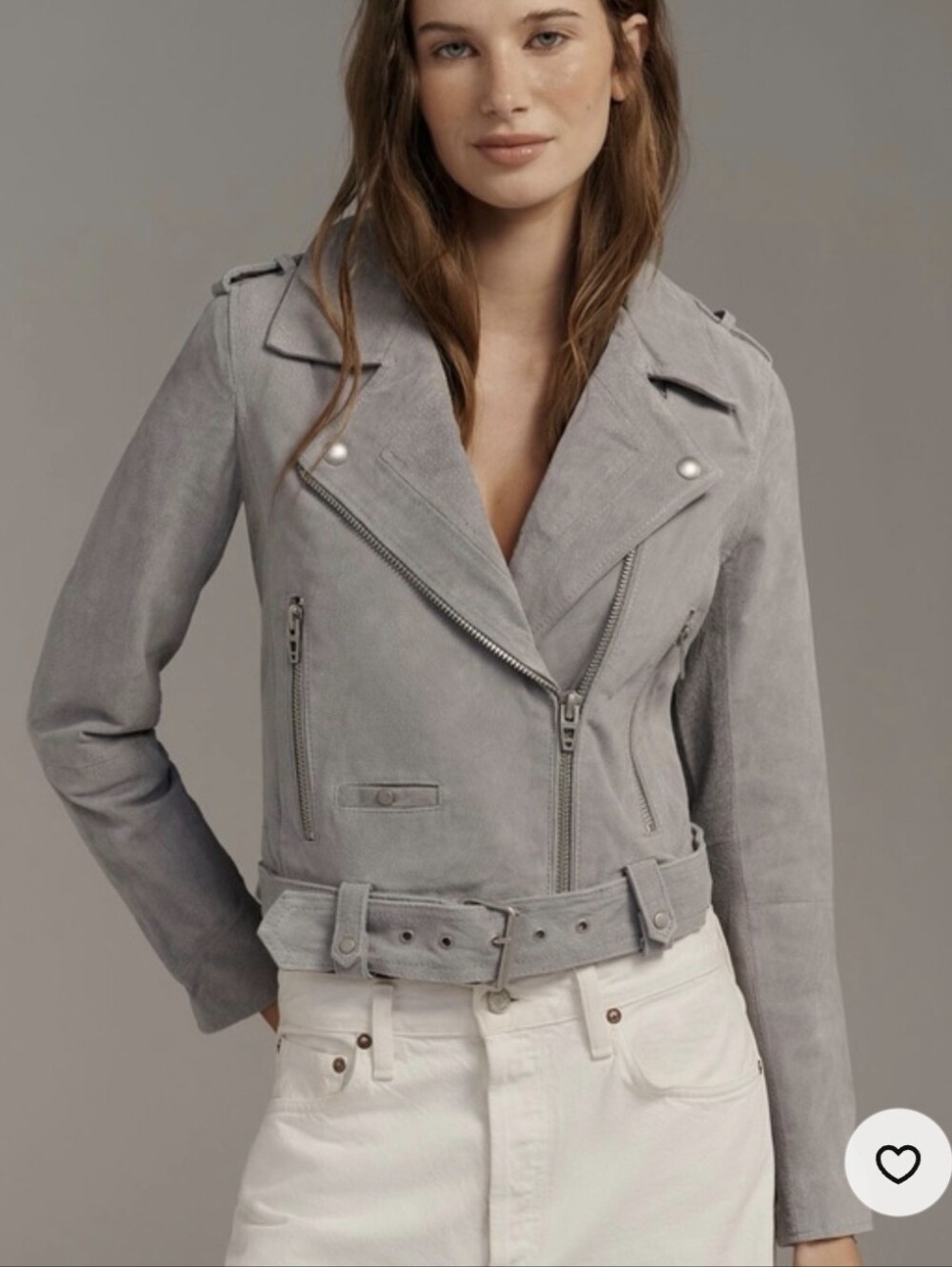 Blank NYC Suede Leather Jacket Size Large NWT